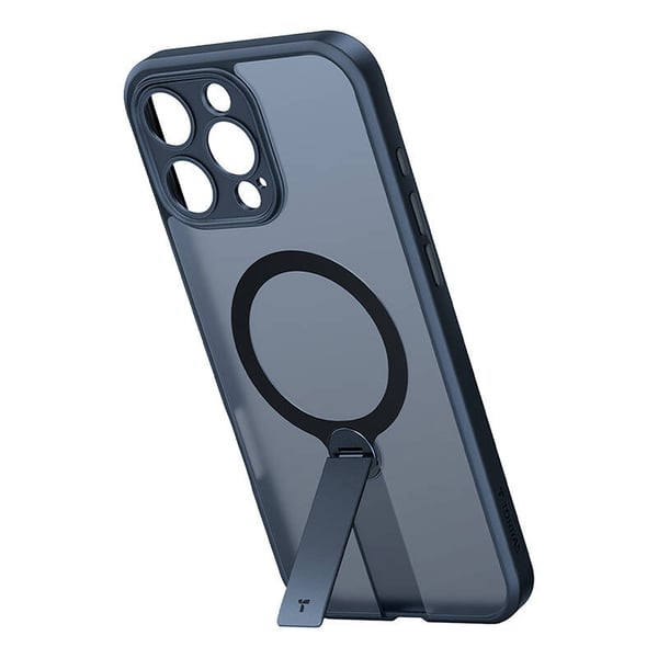 Torras Pstand Spin -suojakuori iPhone 16 Prolle (musta)