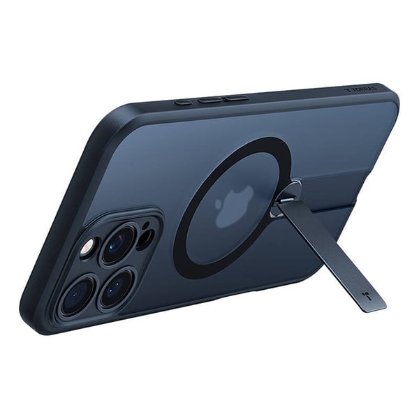 Torras Pstand Spin -suojakuori iPhone 16 Prolle (musta)