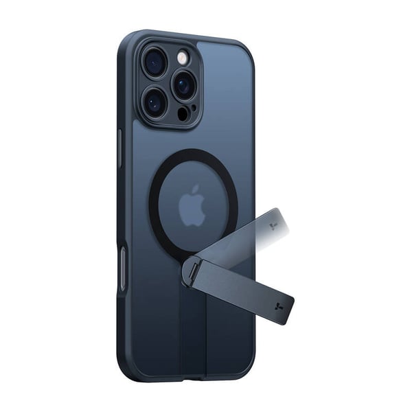 Torras Pstand Spin-deksel til iPhone 16 Pro Max (svart)