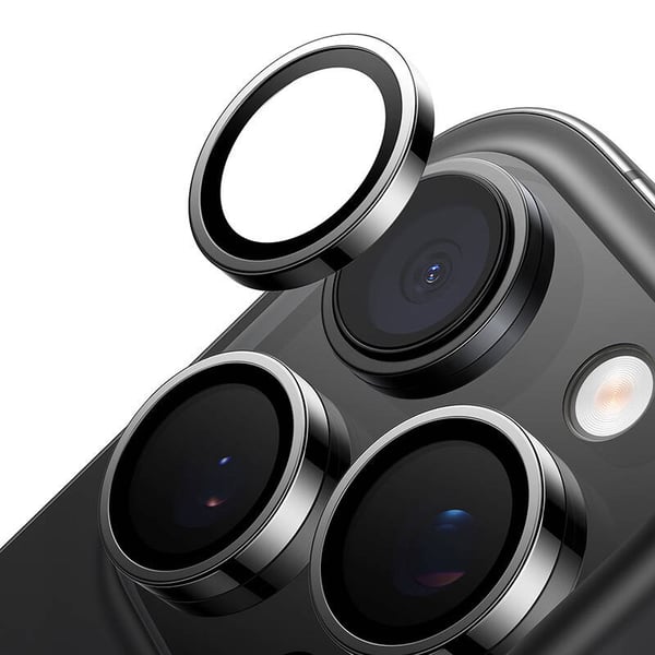 Lensguard kameraglass for iPhone 16 ProMax (svart)