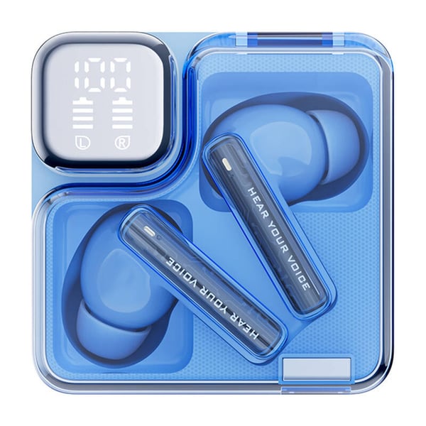TWS QCY MeloBuds Neo T31-hodetelefoner (blå)