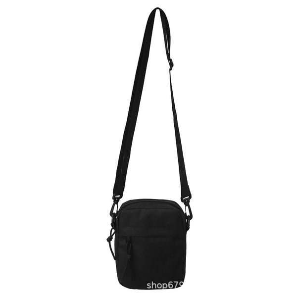 Snygg Nylon Crossbody Telefonväska Black