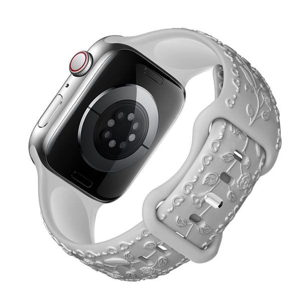 Silikonerem til Apple Watch Grey 20 mm