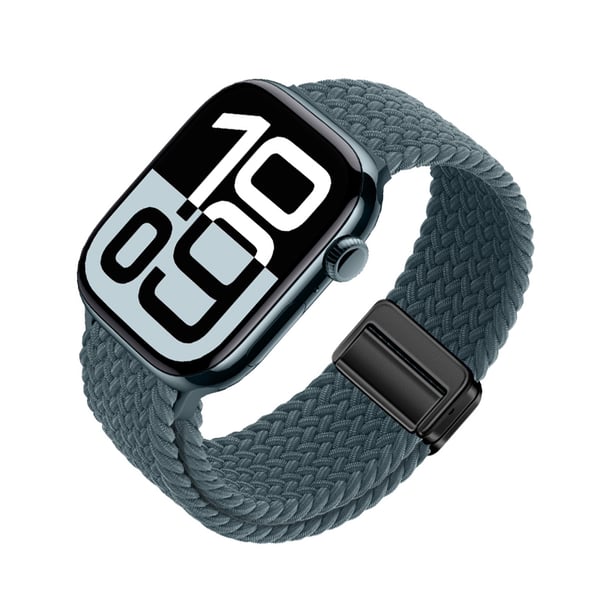 Starlight Nylon Braided Watch Strap for Apple Watch DarkGreen S