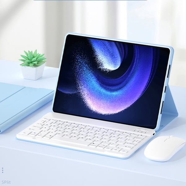 Beskyttende etui med tastatur og mus for Xiaomi Pad SE (11 tommer)