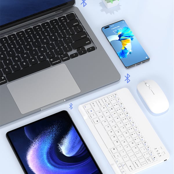 Beskyttende etui med tastatur og mus for Xiaomi Pad SE (11 tommer)