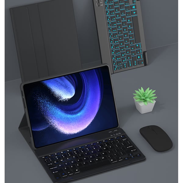 Tablet-tastaturcover til Xiaomi Pad 6S Pro 12.4 - Sort