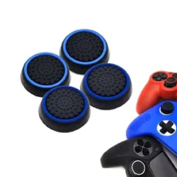 Lyserende silikone thumb grip-kapper til spillecontrollere (4-pak)
