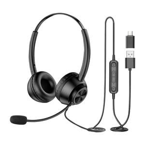 Kablet headset med mikrofon New Bee H368