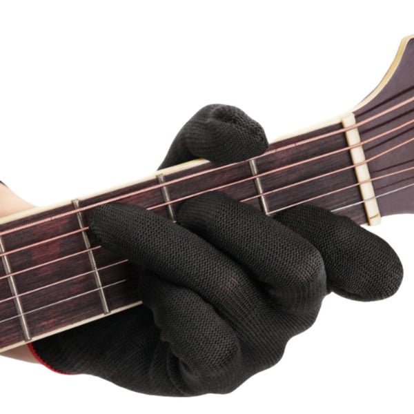 Guitarøvehandsker - Smertelindring & Forbedret Greb M