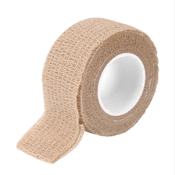 Fingerbeskyttere til gitar, smertelindrende fingeromslag for gitarister Beige 2.5 cm
