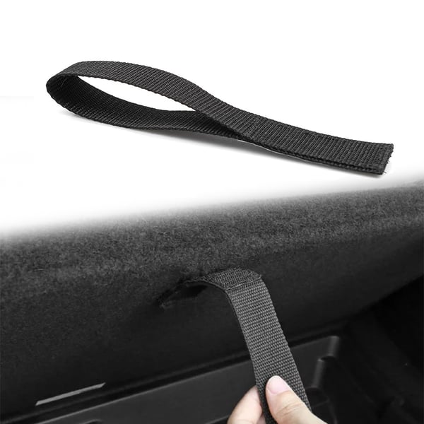 Tesla Model Y bagagerumsmatta dragrep