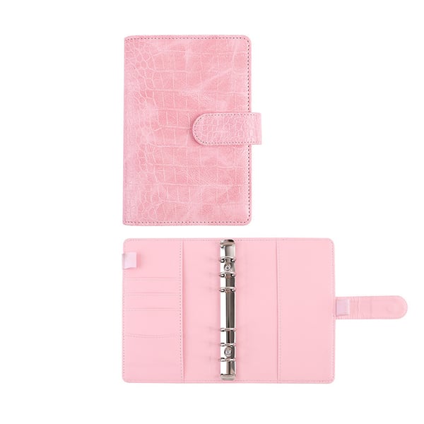A6 Budgetbinder med Pengekuverter Pink