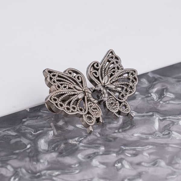 Ontto perhonen vyötärö solki farkuille (5 paria) SilverGrey Ontto perhonen vyötärö solki farkuille (5 paria) SilverGrey