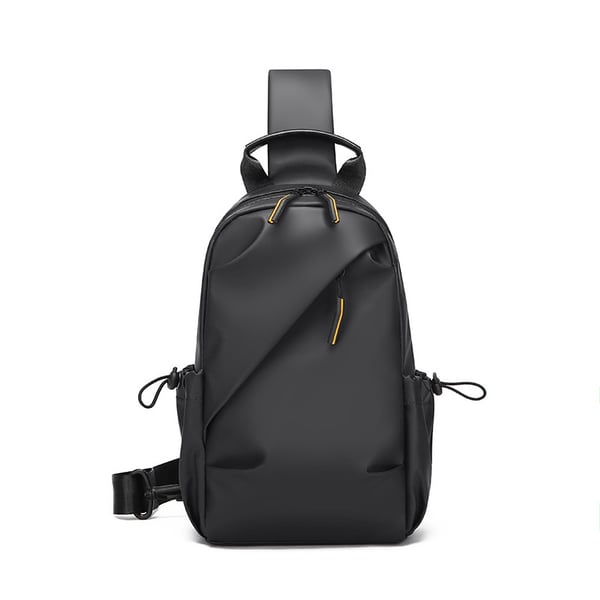 V vedenkestävä olkalaukku Crossbody-laukku miehille Black