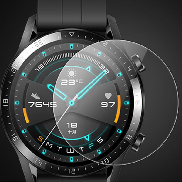 Huawei GT3 46mm näytönsuoja - 2 kpl karkaistua lasia