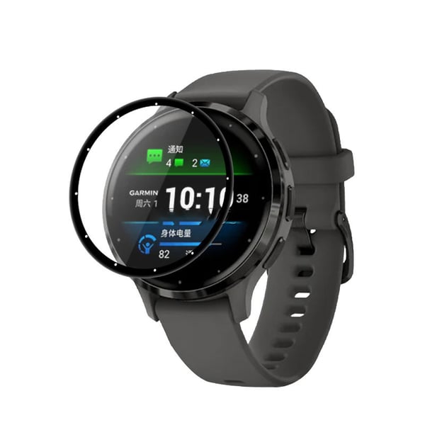 Garmin Venu 3S skjermbeskytter, 3D buet myk film, 2-pakning