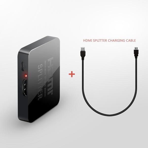 60Hz HDMI Splitter med 2 porte. 3D og 4K