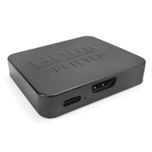 60Hz HDMI Splitter med 2 porte. 3D og 4K