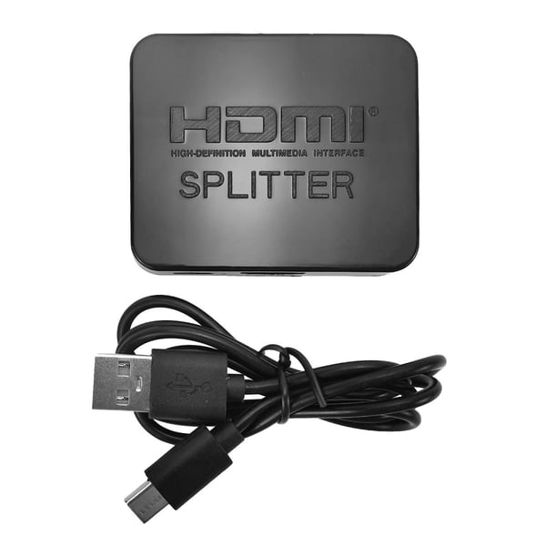 60Hz HDMI Splitter med 2 porte. 3D og 4K