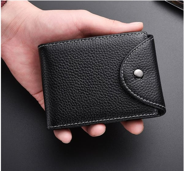 RFID-blokkerende multifunksjonell kortholder Black