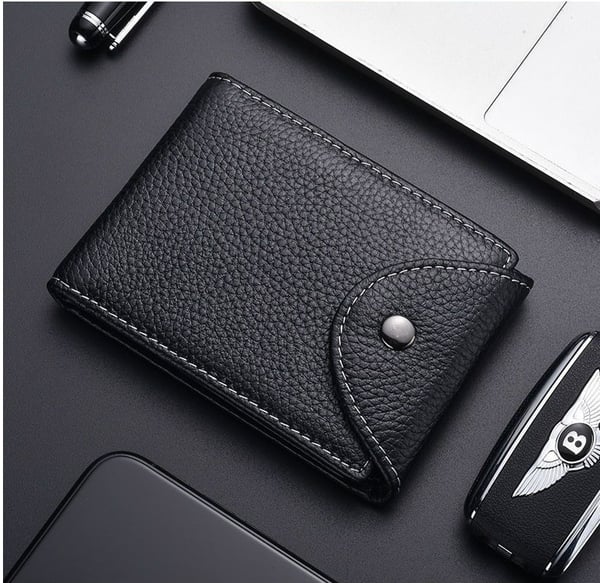 RFID-blokkerende multifunksjonell kortholder Black