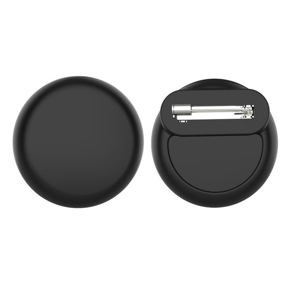 Silikon-Airtag-etui med nøkkelring Black