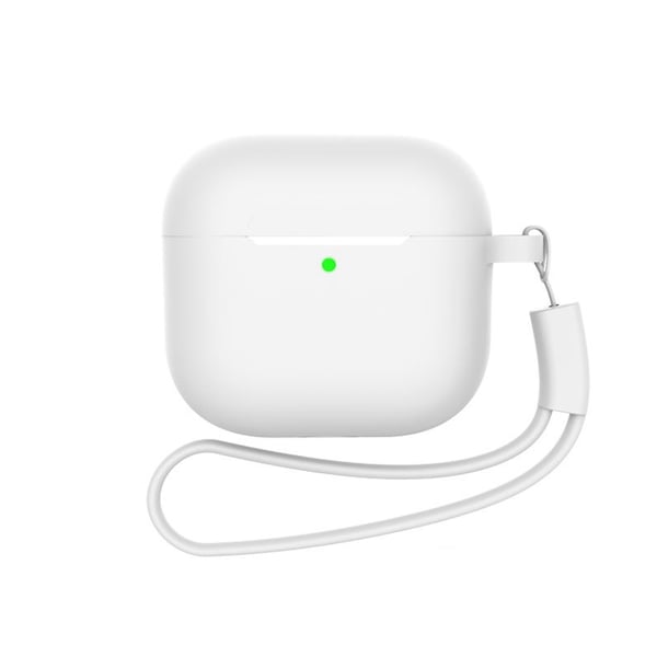 AirPods-etui med nøkkelring og tilbehør White AirPods 1/2