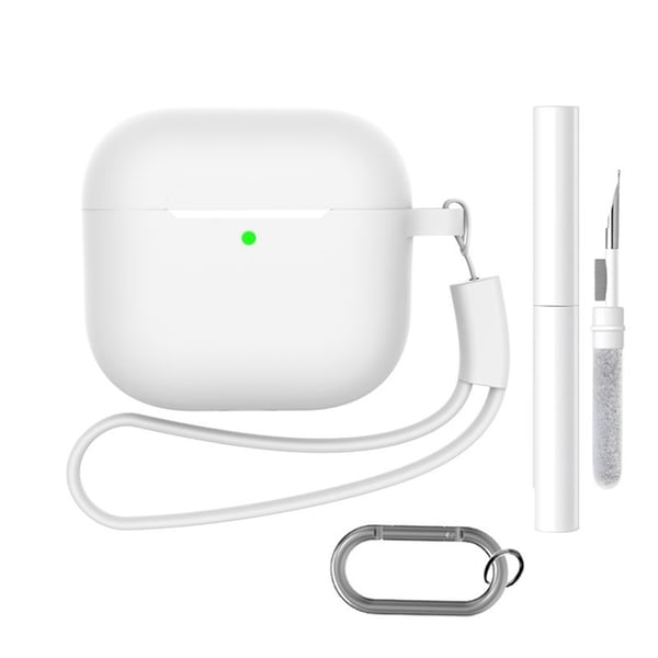 AirPods-etui med nøkkelring og tilbehør White AirPods 1/2