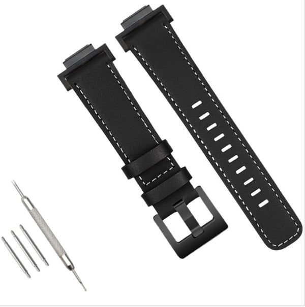 Klokkebånd i ekte skinn for Casio G-SHOCK DW-5600/GWB5600/GA-2100 Black