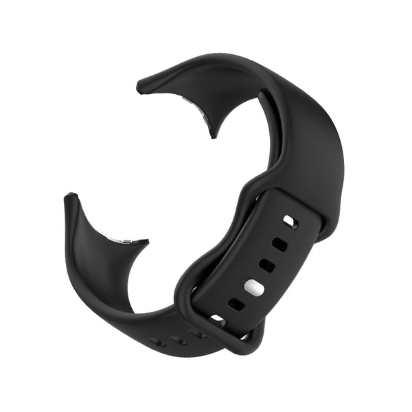Silikoninen ranneke Google Pixel Watch -kellolle - 41 mm Black