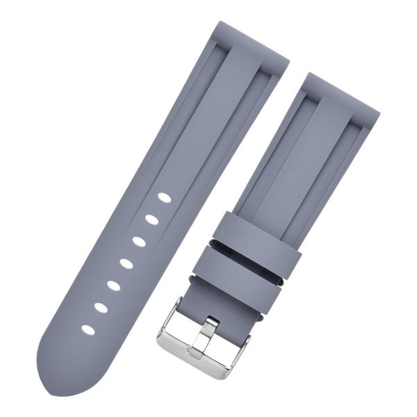 Silikone urrem til Panerai Luminor Marina Grey 24 mm