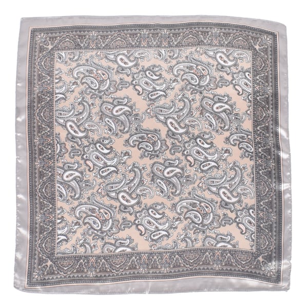 Paisley Bandana tørklæde 2-pak Grey