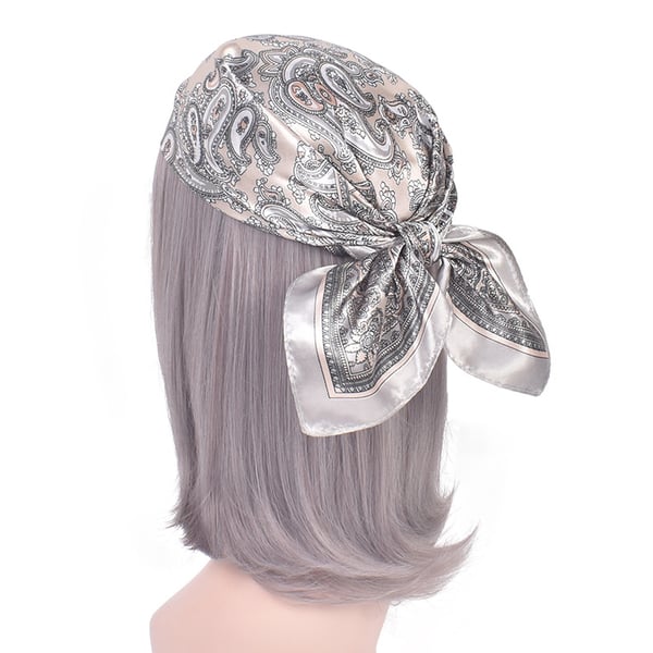 Paisley Bandana tørklæde 2-pak Grey