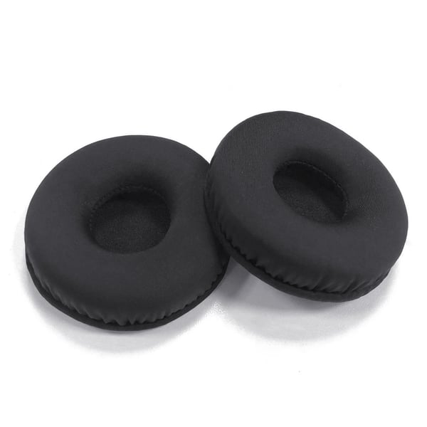 Utskiftbare øreputer for Sony WH-CH520 hodetelefoner - Isilkestoff (7CM) Black