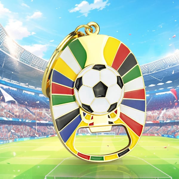 UEFA Euro 2024 avaimenperä - Kultainen pullonavaaja-avaimenperä