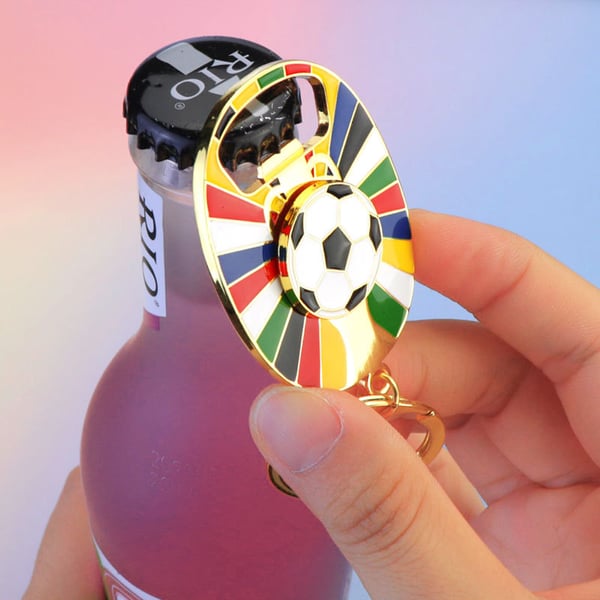 UEFA Euro 2024 avaimenperä - Kultainen pullonavaaja-avaimenperä