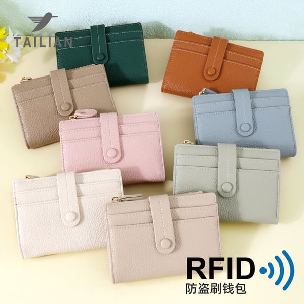 RFID-blokkerende lommebok Red