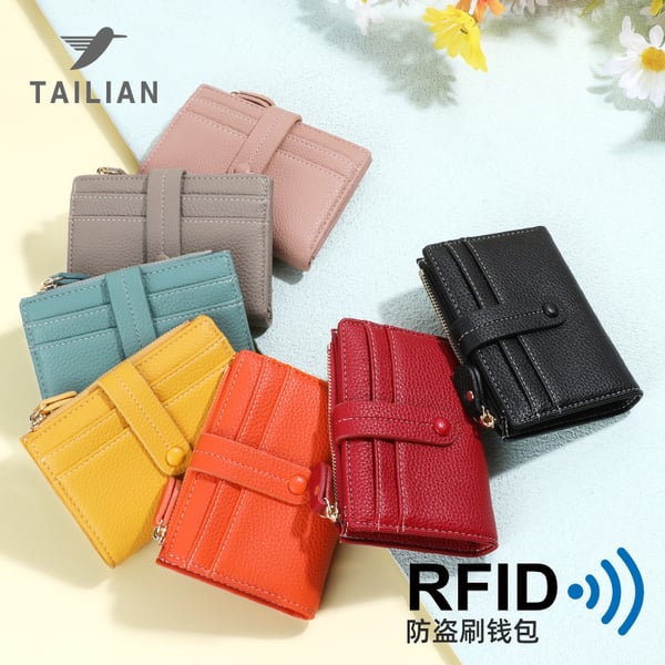 RFID-blokkerende lommebok Red