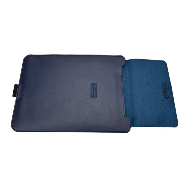 Laptop-futteral, beskyttende etui i PU-lær NavyBlue 13-14 inch