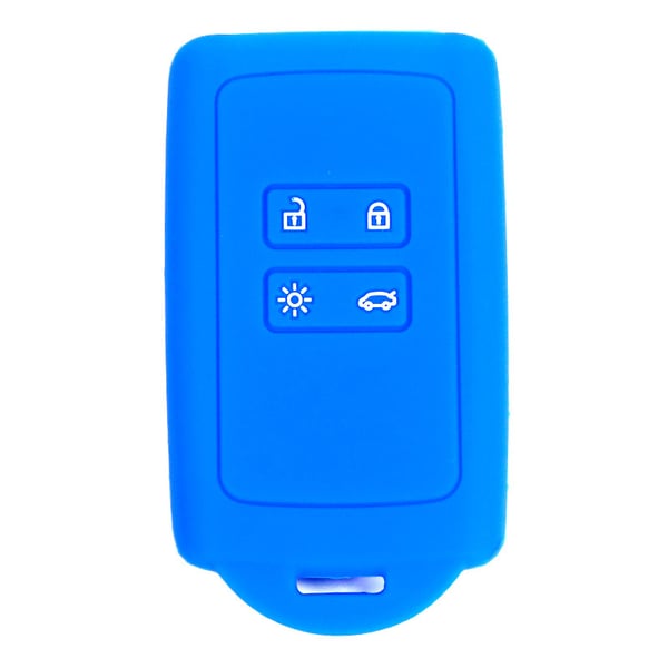 Renault Koleos Nøglecover, Silikonebeskyttelsesetui Blue Renault Koleos Nøglecover, Silikonebeskyttelsesetui Blue