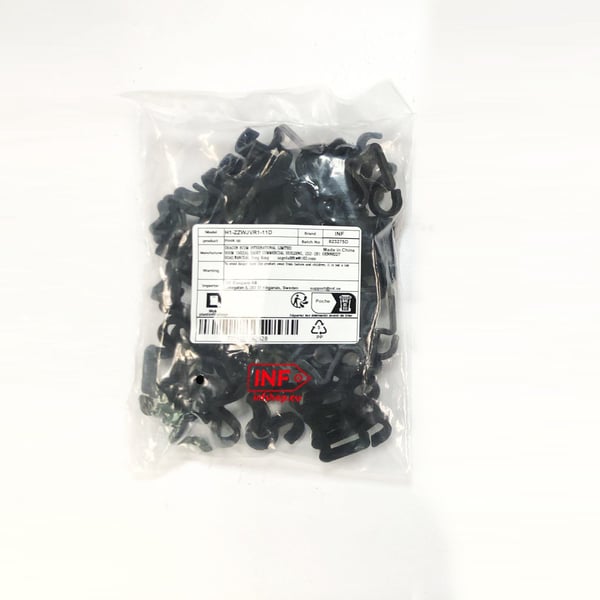 50 kpl ulkovalojen ripustuskoukkuja Black