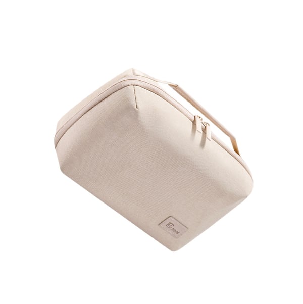 Multifunksjonell teknologiorganizer for kabler, ladere og elektronikk Beige