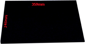 Carbon filter - 24,5x35,9cm. Cylinda 200 series