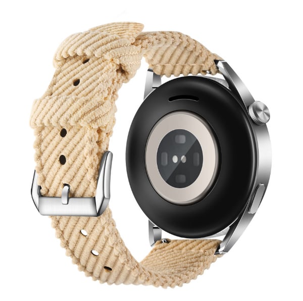Quick Release 22mm nylon rem til Huawei Watch 3/4 GT3 Beige