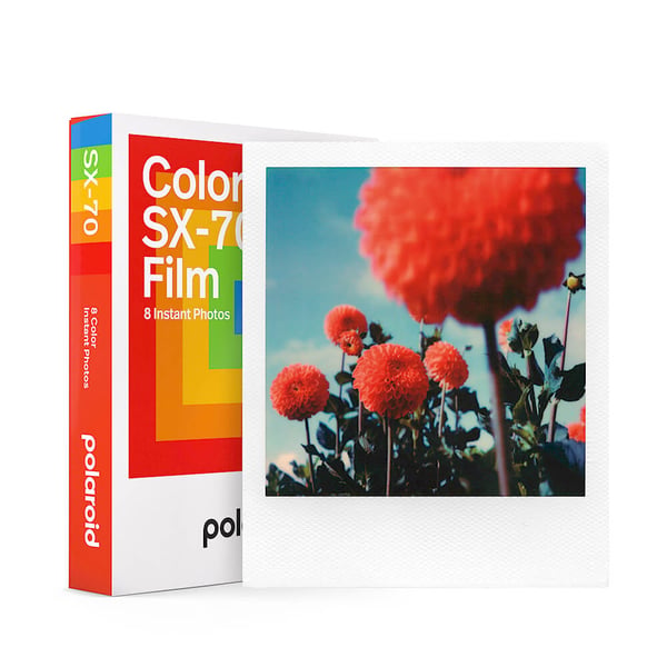 POLAROID fargefilm for SX-70 hvit ramme