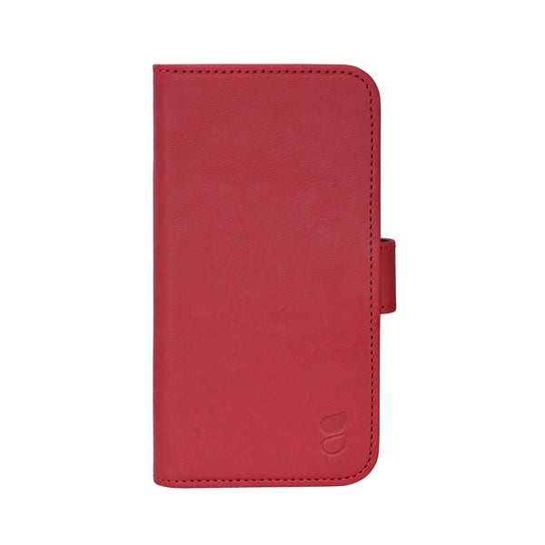Lommebokdeksel Classic 3 Kort Mørkerød - iPhone 16e/17e
