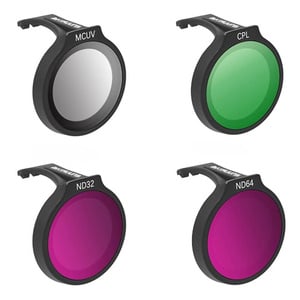 SUNNYLIFE sett med fire filtre for DJI Neo MCUV+CPL+ND32+ND64
