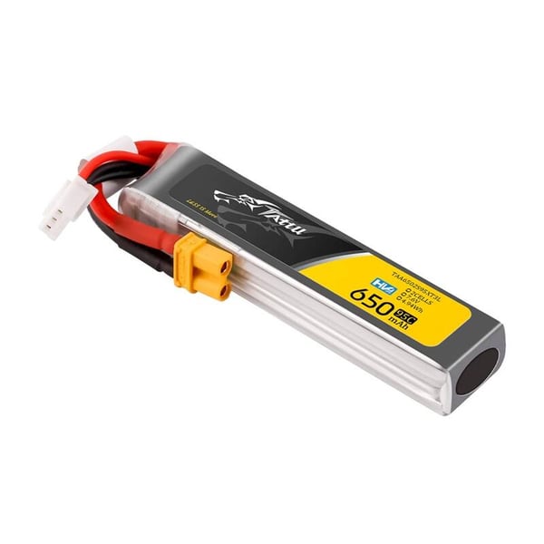 Akkumulator Lipo Tattu 2s 650mAh 95C 7,6V HV z XT30 Long-Pack