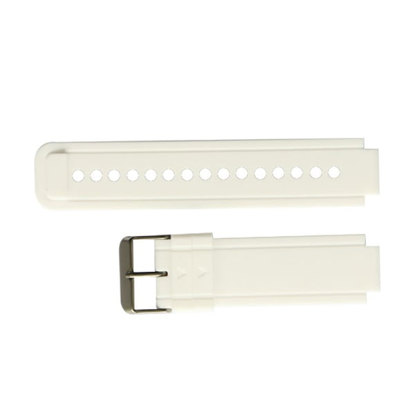 Hvid silikonerem til Garmin Vivoactive Acetate Smartwatch
